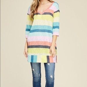 This sweater is perfect for a cool summer night!